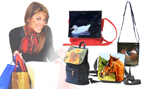 Accessori moda personalizzati con foto da regalare alla tua fidanzata come la borsa 